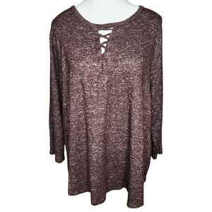 Bobeau Brown Ulta Soft Sweater